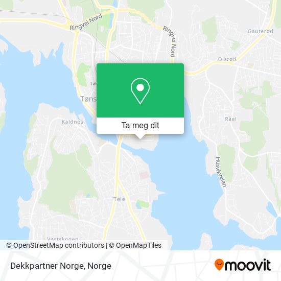 Dekkpartner Norge kart