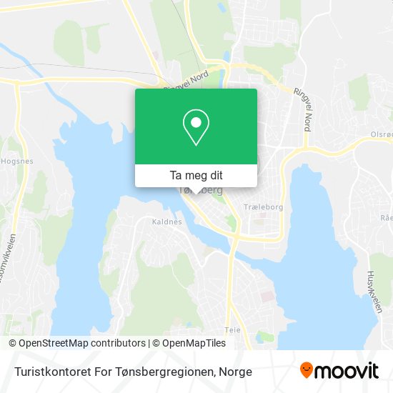 Turistkontoret For Tønsbergregionen kart