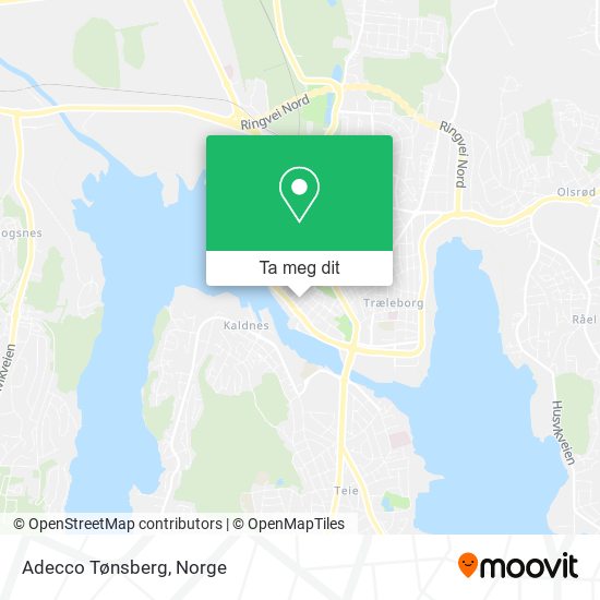 Adecco Tønsberg kart
