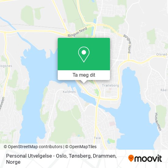 Personal Utvelgelse - Oslo, Tønsberg, Drammen kart