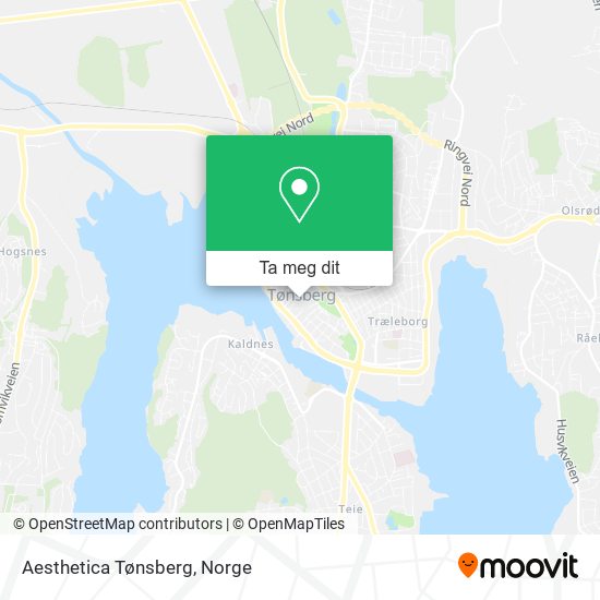 Aesthetica Tønsberg kart