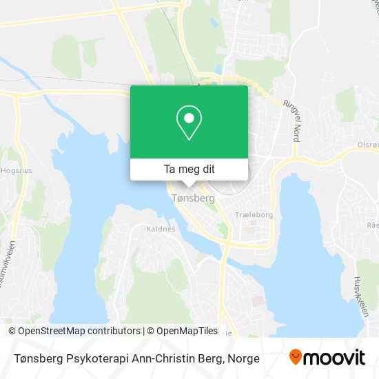 Tønsberg Psykoterapi Ann-Christin Berg kart