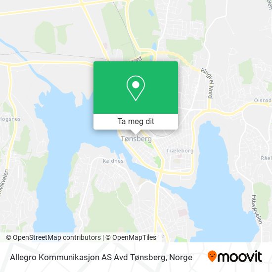 Allegro Kommunikasjon AS Avd Tønsberg kart