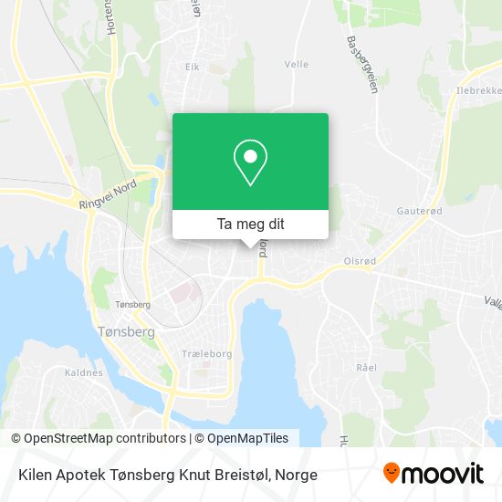Kilen Apotek Tønsberg Knut Breistøl kart