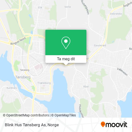 Blink Hus Tønsberg As kart