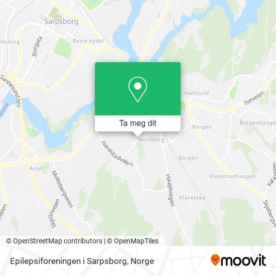 Epilepsiforeningen i Sarpsborg kart