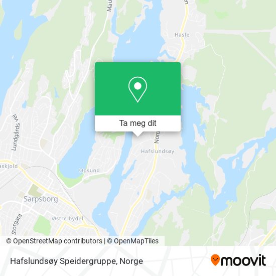 Hafslundsøy Speidergruppe kart