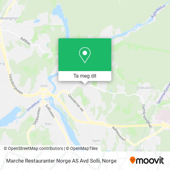 Marche Restauranter Norge AS Avd Solli kart