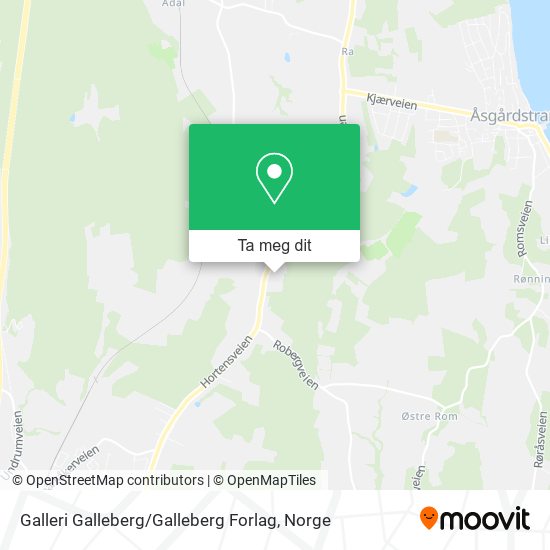 Galleri Galleberg / Galleberg Forlag kart