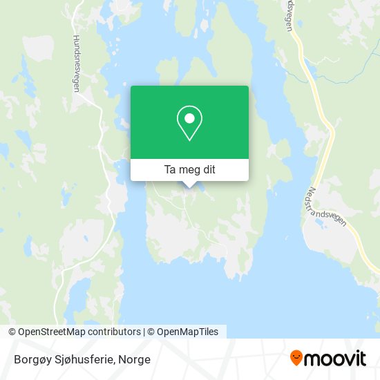 Borgøy Sjøhusferie kart