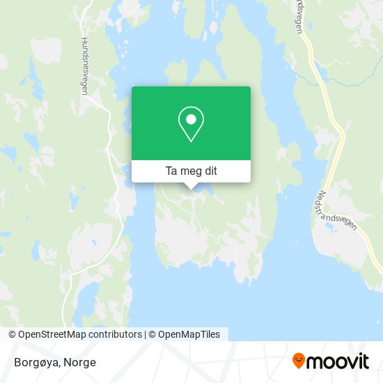 Borgøya kart