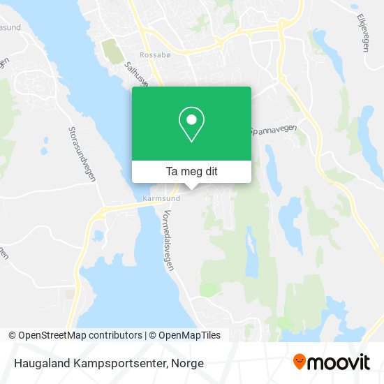 Haugaland Kampsportsenter kart