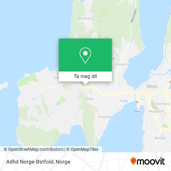 Adhd Norge Østfold kart