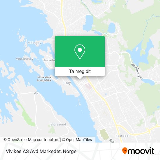 Vivikes AS Avd Markedet kart