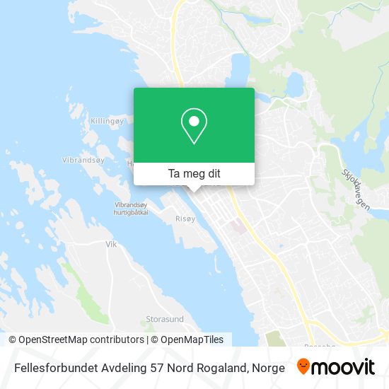 Fellesforbundet Avdeling 57 Nord Rogaland kart