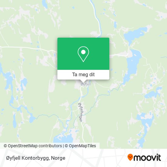 Øyfjell Kontorbygg kart