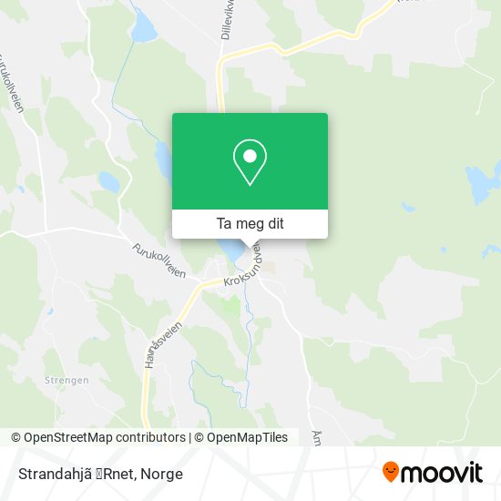 Strandahjã ̧Rnet kart