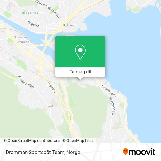 Drammen Sportsbåt Team kart