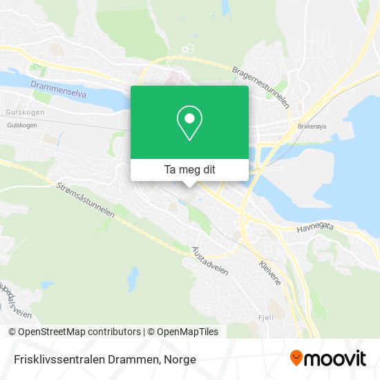 Frisklivssentralen Drammen kart