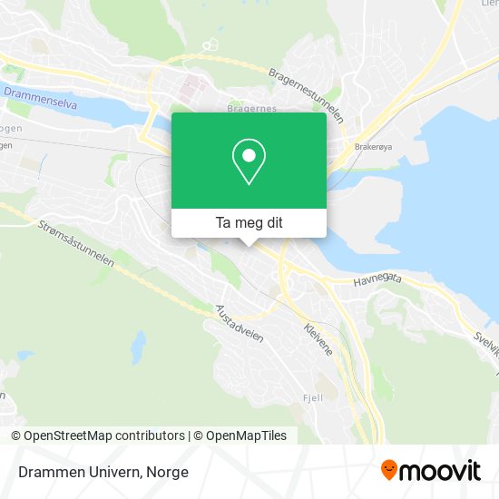 Drammen Univern kart