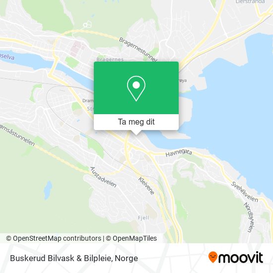 Buskerud Bilvask & Bilpleie kart