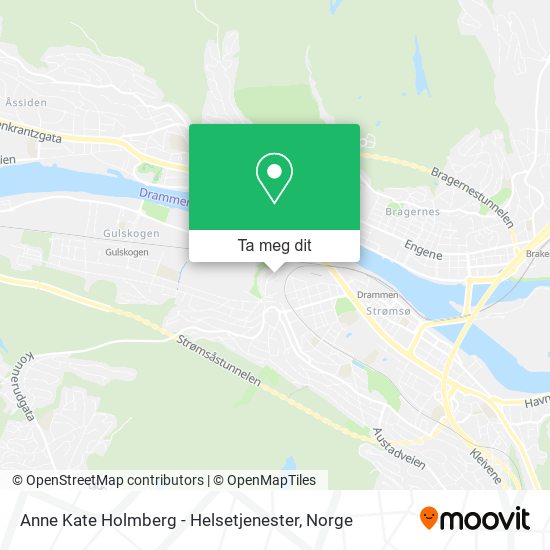 Anne Kate Holmberg - Helsetjenester kart