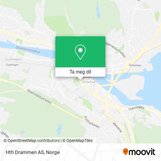 Hth Drammen AS kart