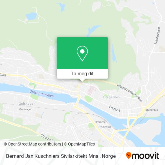 Bernard Jan Kuschniers Sivilarkitekt Mnal kart