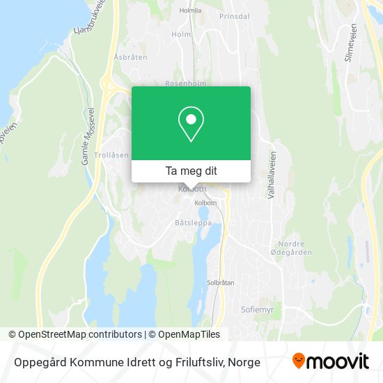 Oppegård Kommune Idrett og Friluftsliv kart