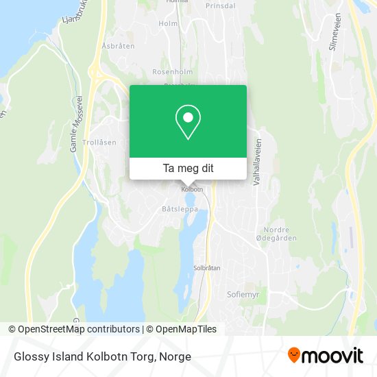 Glossy Island Kolbotn Torg kart