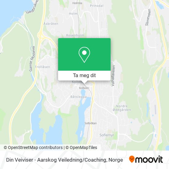 Din Veiviser - Aarskog Veiledning / Coaching kart