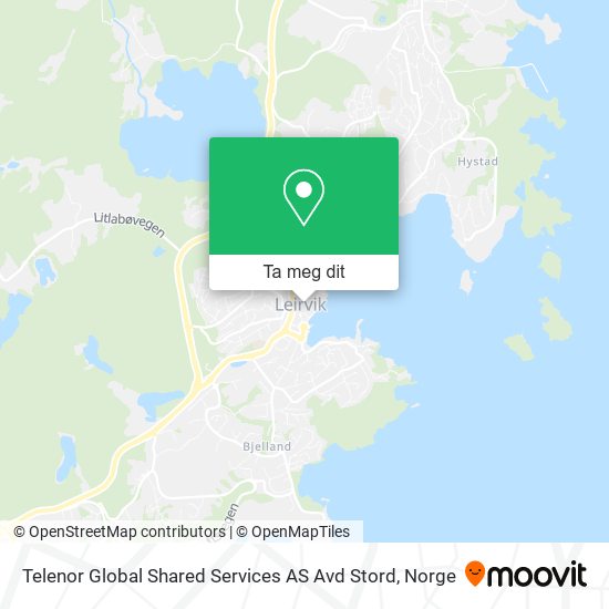 Telenor Global Shared Services AS Avd Stord kart