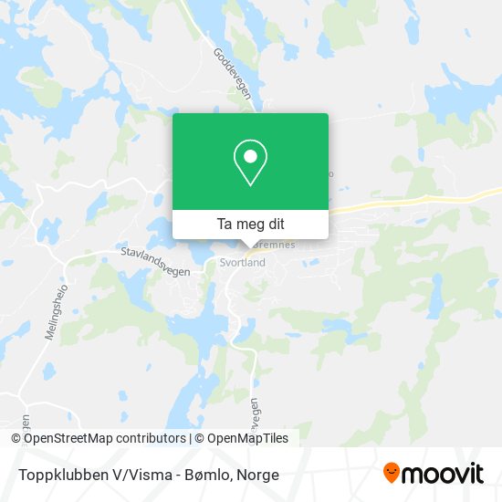 Toppklubben V/Visma - Bømlo kart