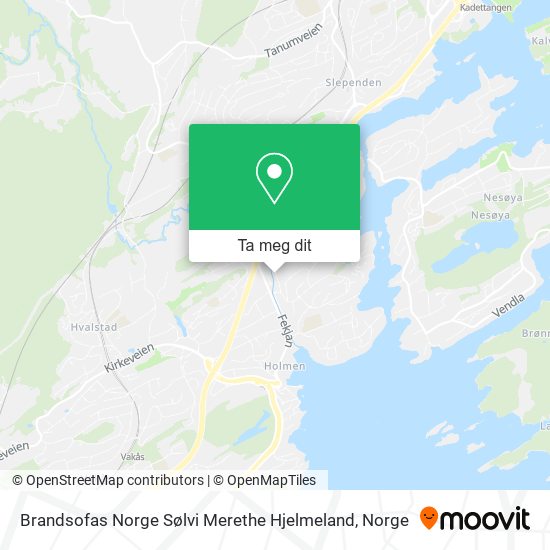 Brandsofas Norge Sølvi Merethe Hjelmeland kart