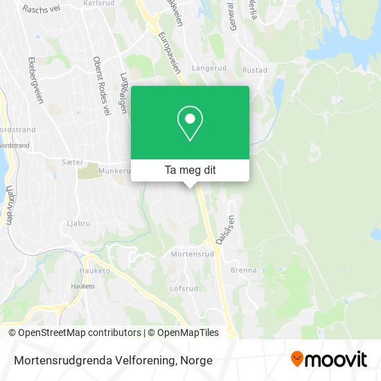 Mortensrudgrenda Velforening kart