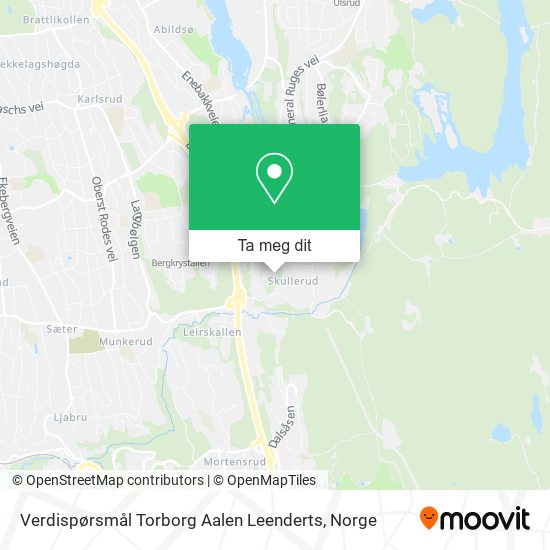 Verdispørsmål Torborg Aalen Leenderts kart