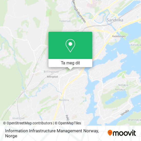 Information Infrastructure Management Norway kart