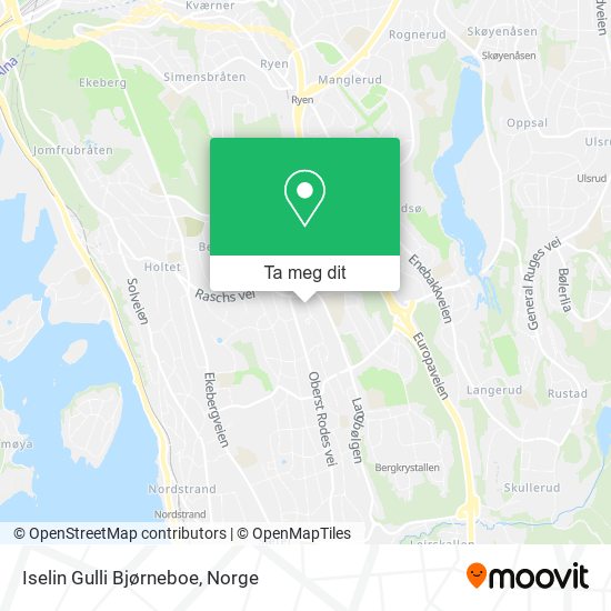 Iselin Gulli Bjørneboe kart