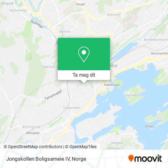 Jongskollen Boligsameie IV kart