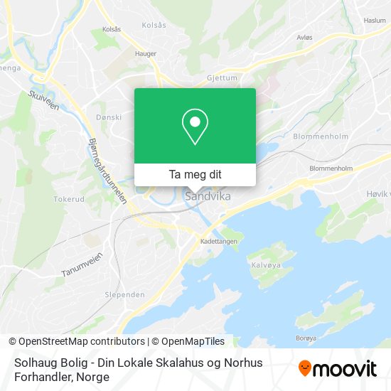 Solhaug Bolig - Din Lokale Skalahus og Norhus Forhandler kart