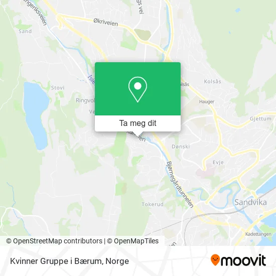 Kvinner Gruppe i Bærum kart