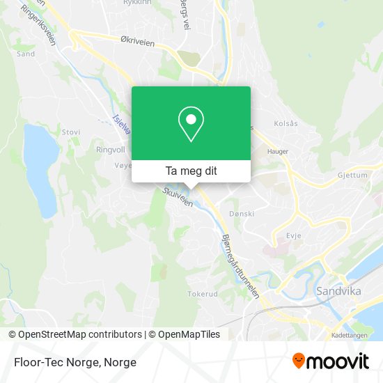 Floor-Tec Norge kart