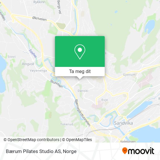 Bærum Pilates Studio AS kart