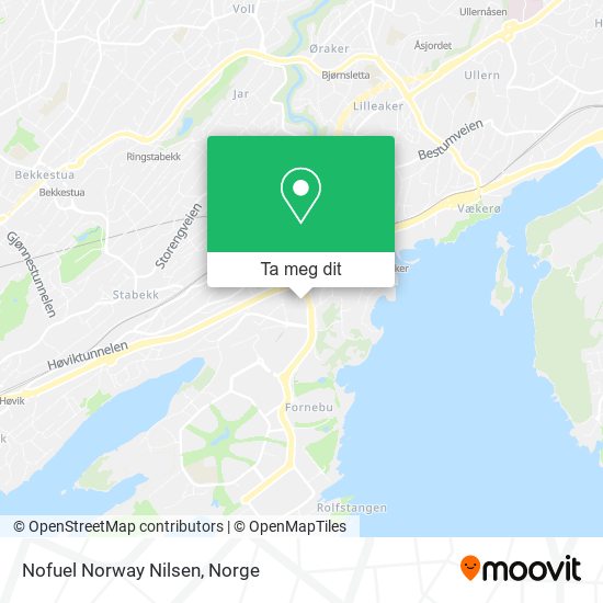 Nofuel Norway Nilsen kart