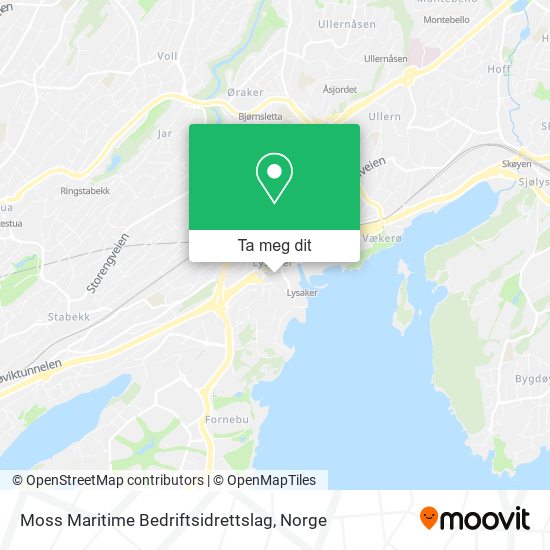 Moss Maritime Bedriftsidrettslag kart