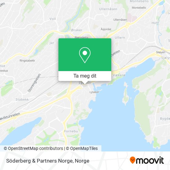 Söderberg & Partners Norge kart