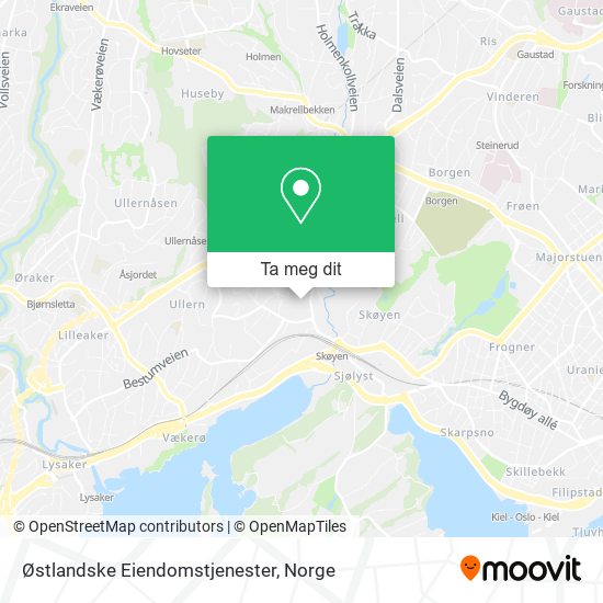 Østlandske Eiendomstjenester kart