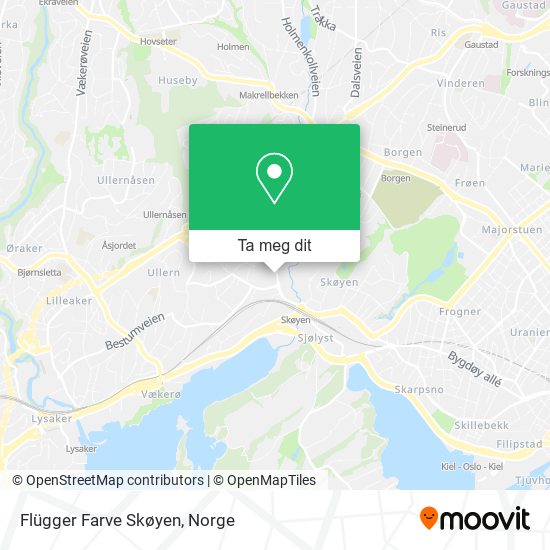 Flügger Farve Skøyen kart