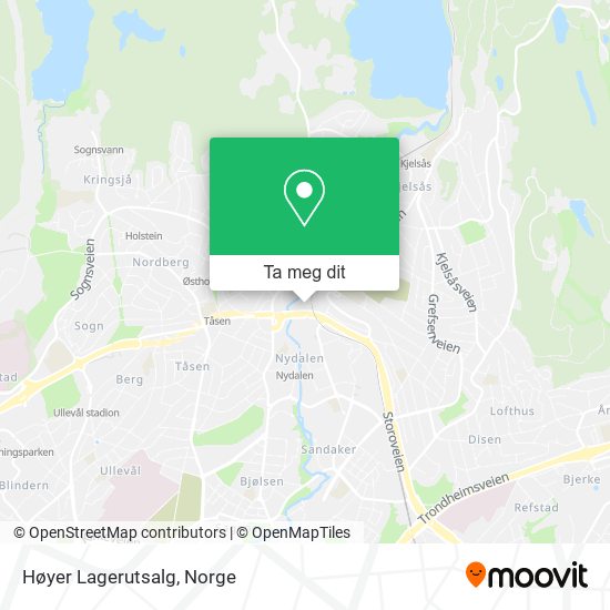 Høyer Lagerutsalg kart