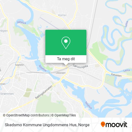 Skedsmo Kommune Ungdommens Hus kart